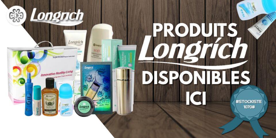 Produits Longrich disponible ici